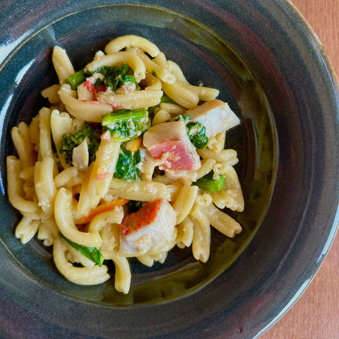 Aglio olio con Alfoncino e limone Meyer 湘南金目鯛とメイヤーレモンのアーリオオーリオ